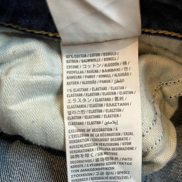 Abercrombie & Fitch Low Rise Boot Cut Denim Jeans Y2K Size 2R 26/33 - Picture 13 of 14